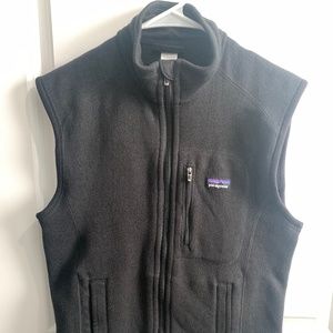 Patagonia vest (Black, Size S)